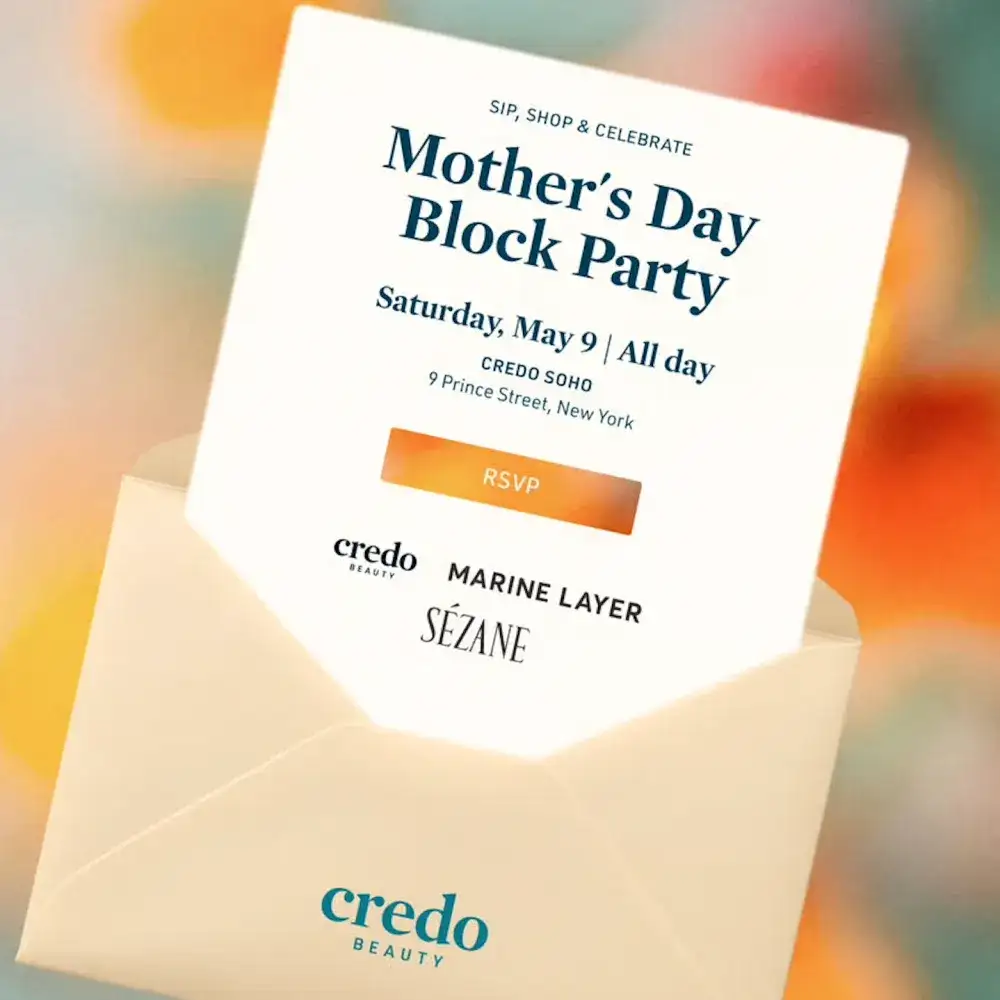 Credo Beauty Soho Mother's Day Block Party
