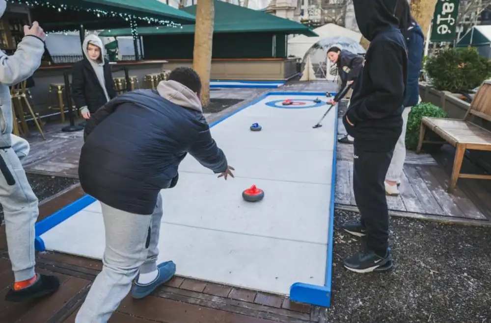 Curling at Bryant Park