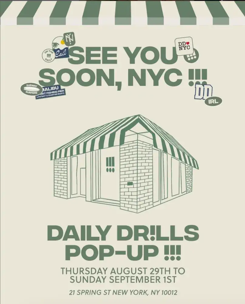 Daily Drills NYC Pop-Up