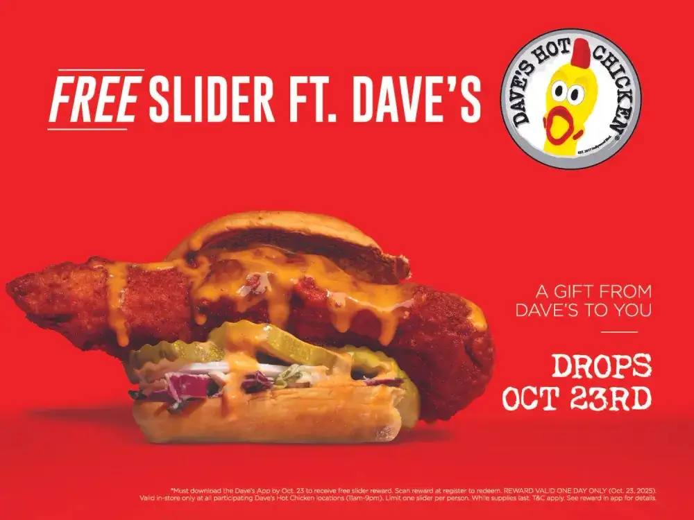 Dave's Free Slider Day