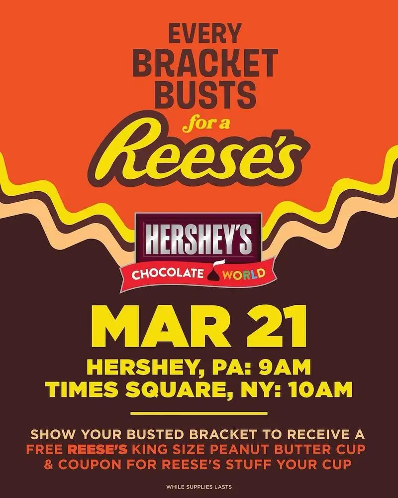 Every Bracket Busts for a Reese's