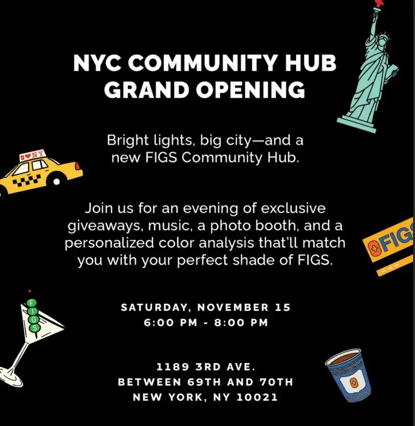 FIGS NYC Grand Opening