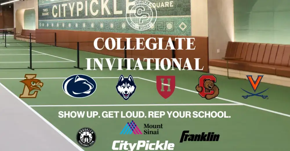First-Ever Collegiate Pickleball Tournament