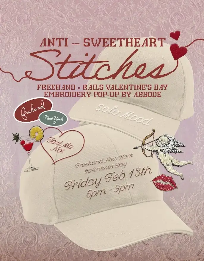 Freehand × Rails Anti-Sweetheart Stitches