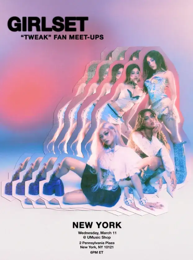 GIRLSET “Tweak” Fan Meet-Up at UMusic Shop NY