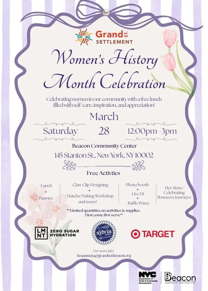 Grand St. Settlement Women's History Month Celebration