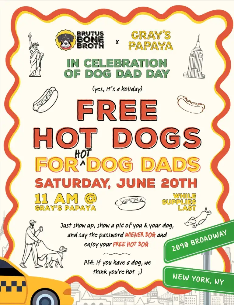 Gray's Papaya Hot Dogs for (Hot) Dog Dads