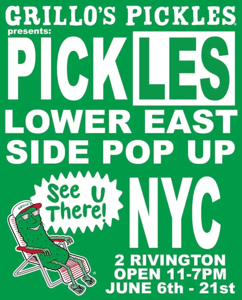 Grillo's Pickles PickLES NYC Pop-Up