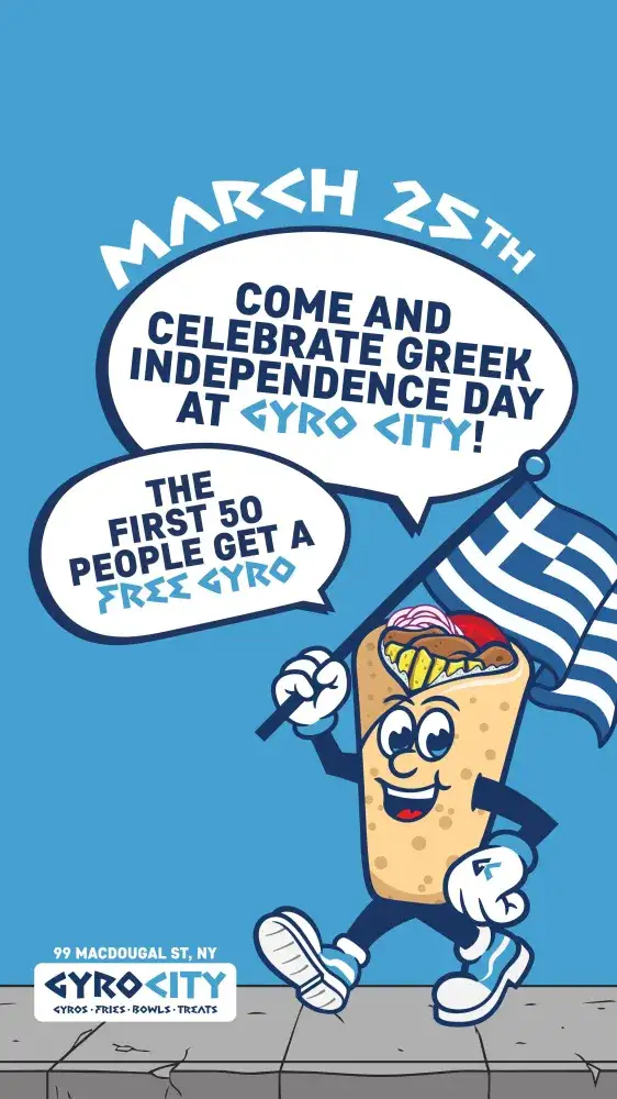 Gyro City Greek Independence Day