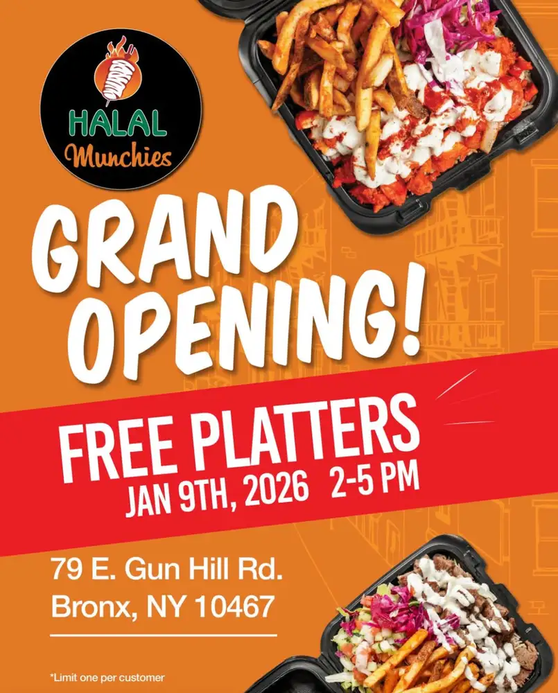 Halal Munchies Bronx Free Platters