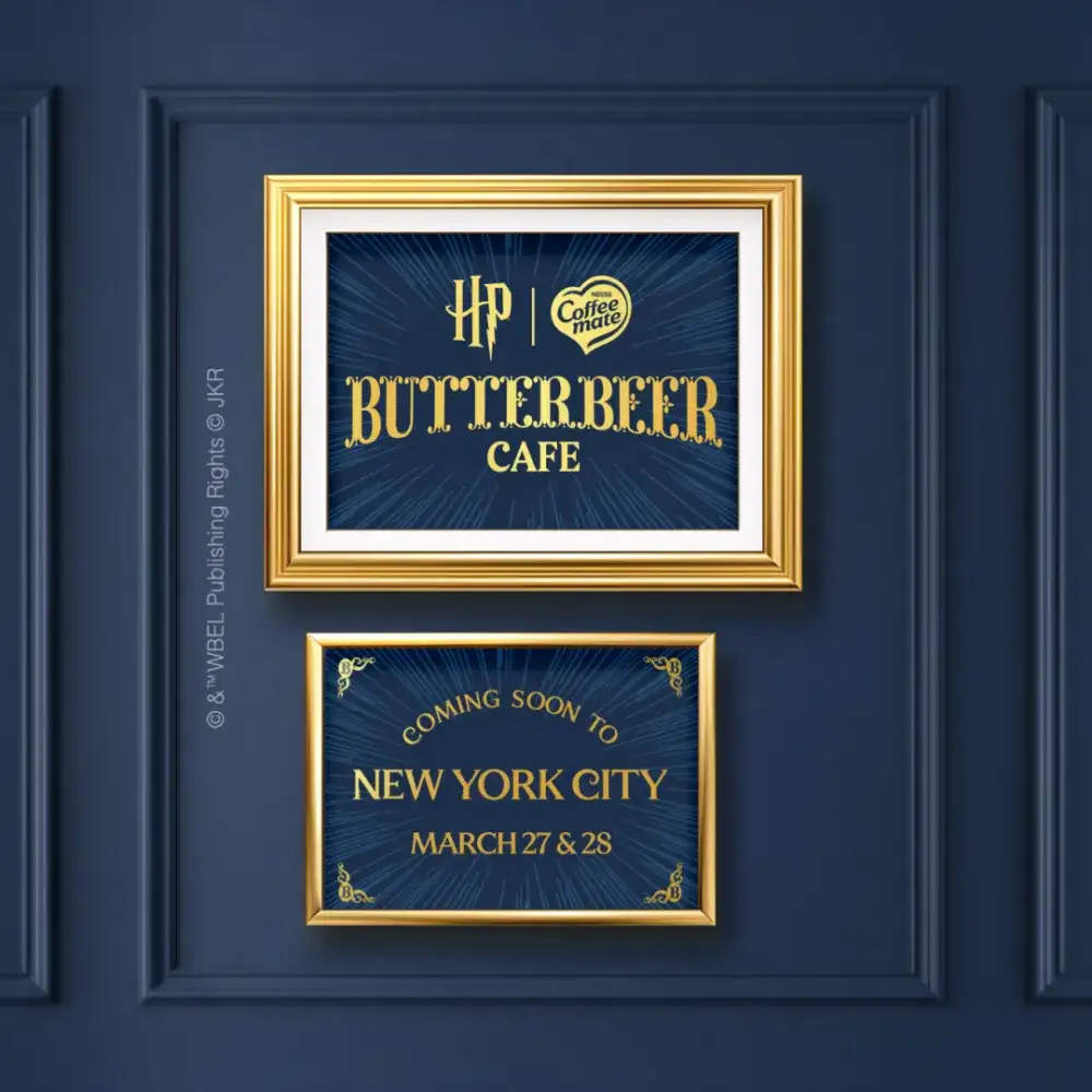 Harry Potter x Coffee mate Butterbeer Cafe
