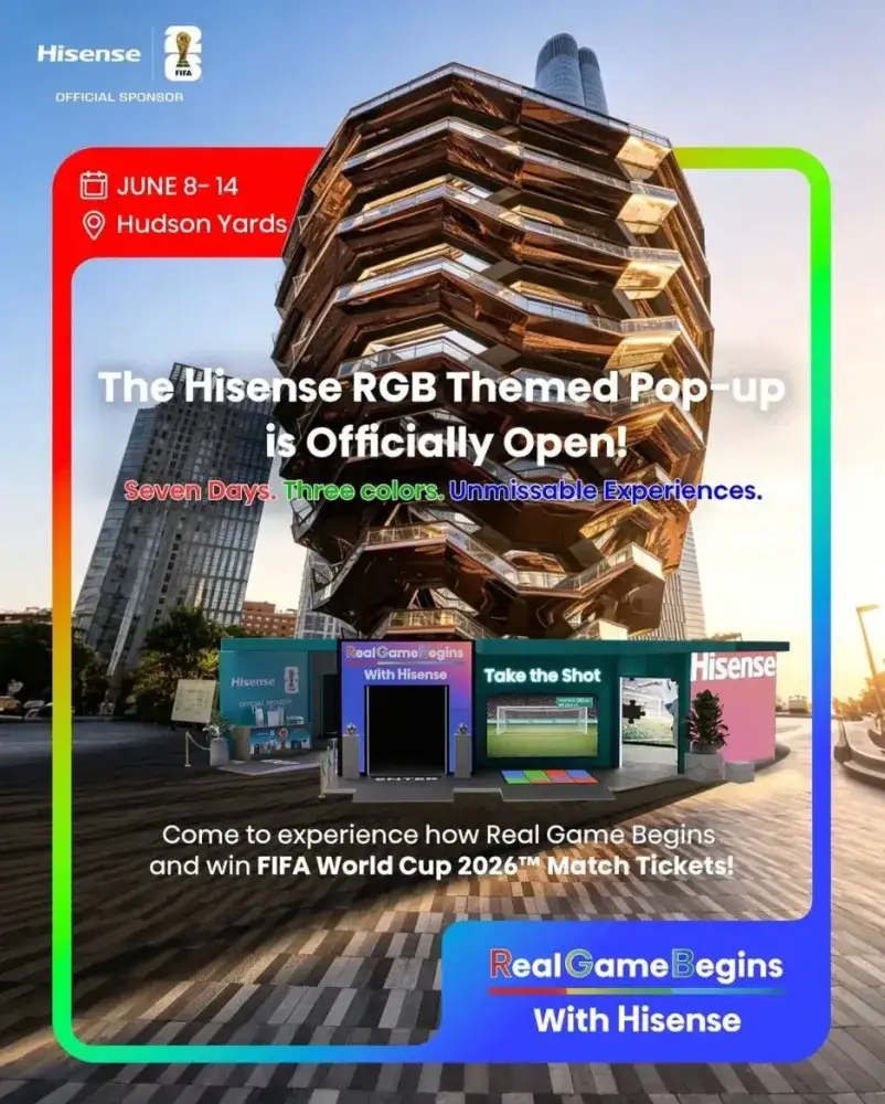 Hisense RGB Pop-up