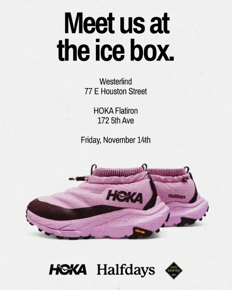 HOKA x Halfdays x GORE-TEX Ice Box in NYC