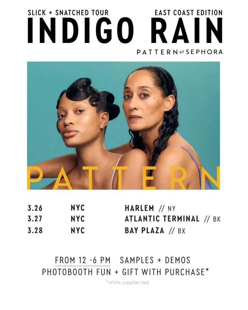 Pattern Beauty Indigo Rain Slicked & Snatched Tour