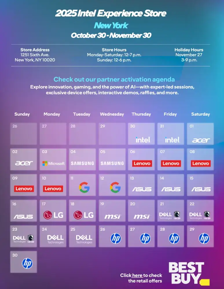 Intel Experience Store