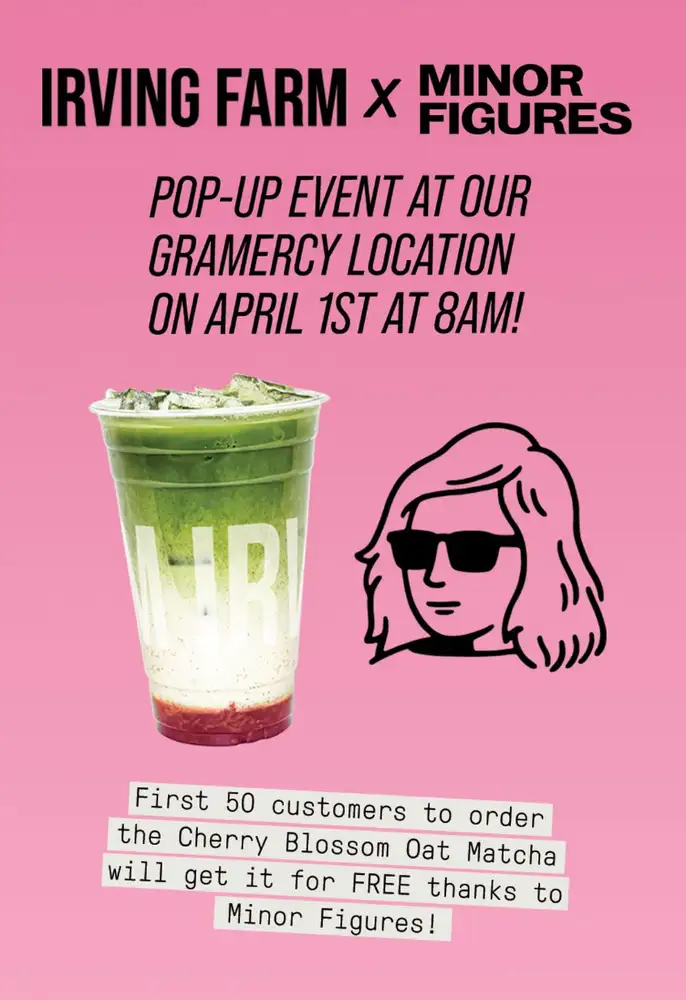 Irving Farm x Minor Figures Pop-Up