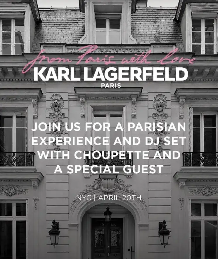 Karl Lagerfeld From Paris, With Love Event