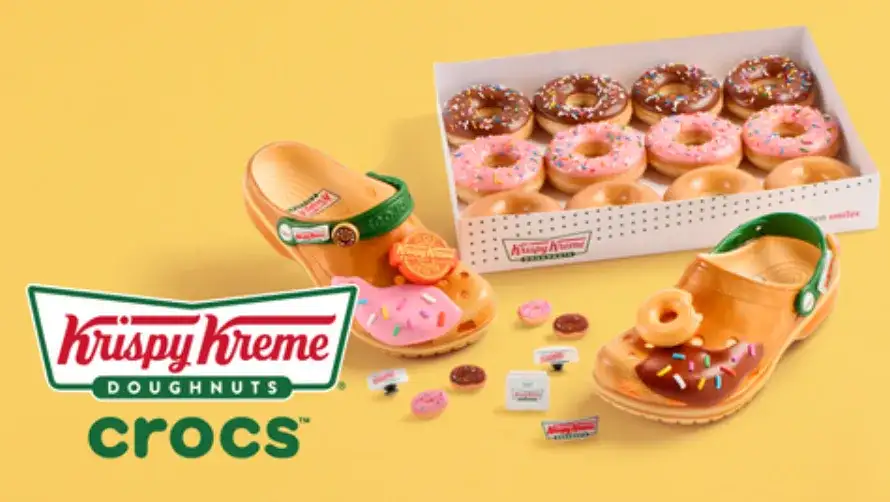 Krispy Kreme x Crocs Classic Clogs Free Doughnut