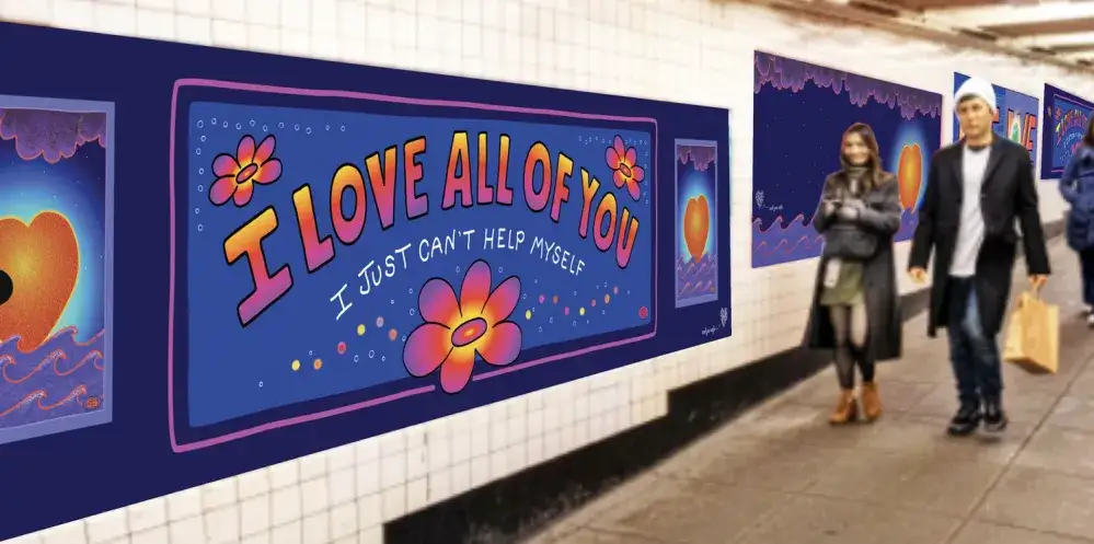 Love in Transit Mystery Valentine's Day Art Pop-Up