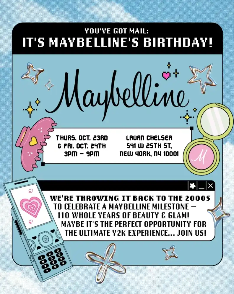 Maybelline Y2K Party Pop-Up