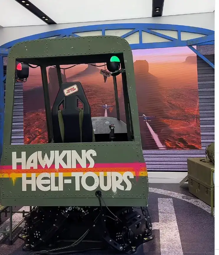 Microsoft x Stranger Things Flight Simulator