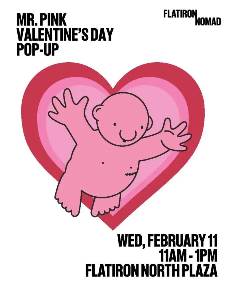 Mr. Pink Valentine's Day Pop-Up