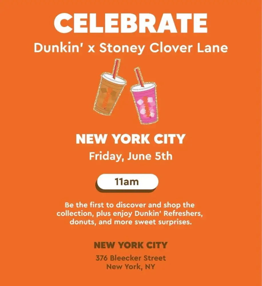 National Donut Day with Stoney Clover Lane x Dunkin'