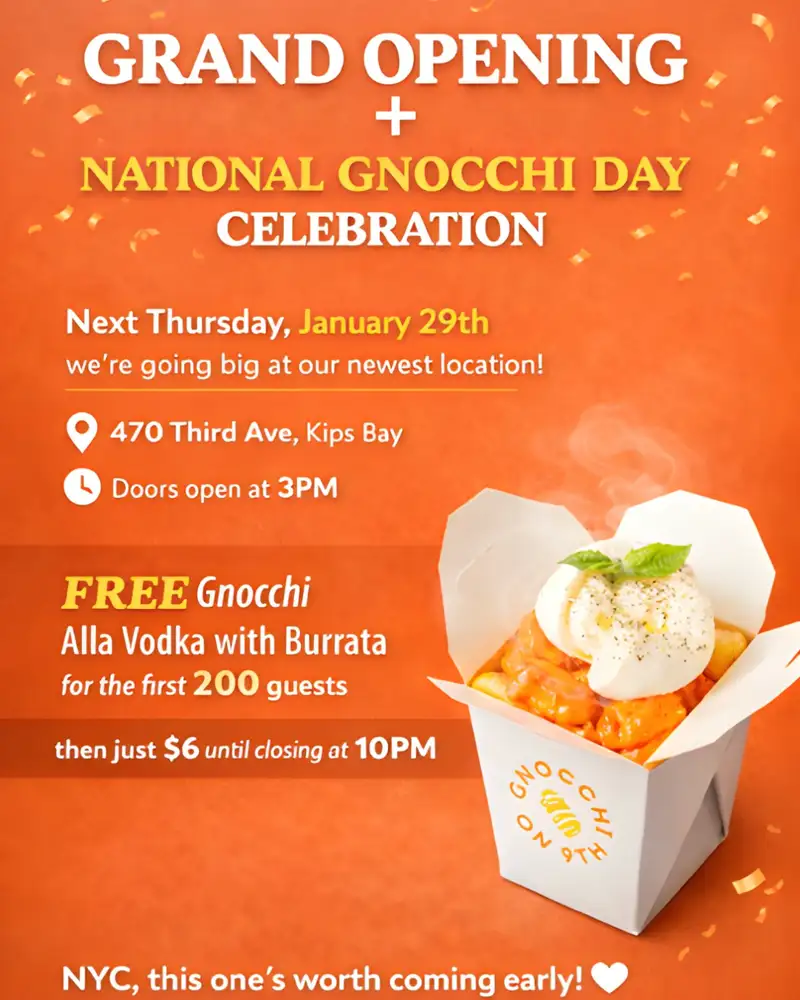 National Gnocchi Day Celebration