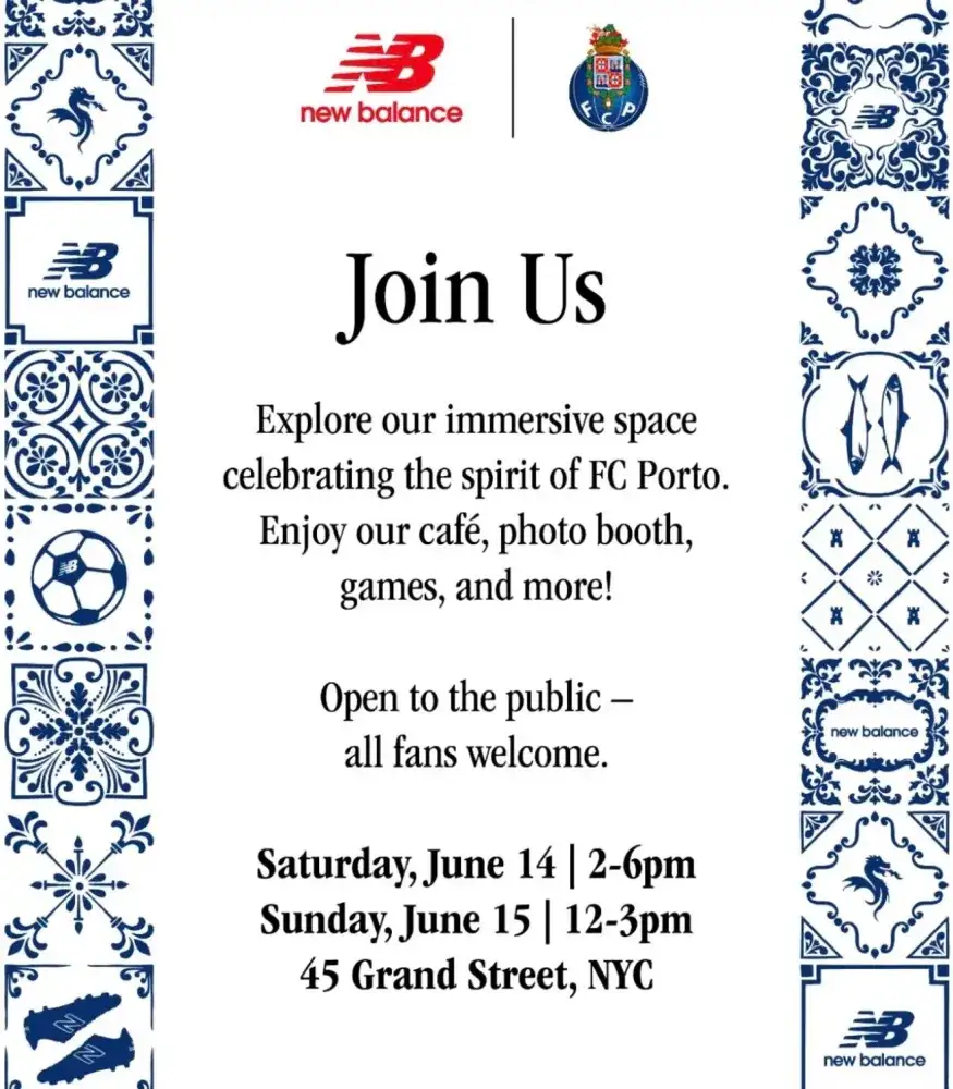 New Balance x FC Porto Pop-Up
