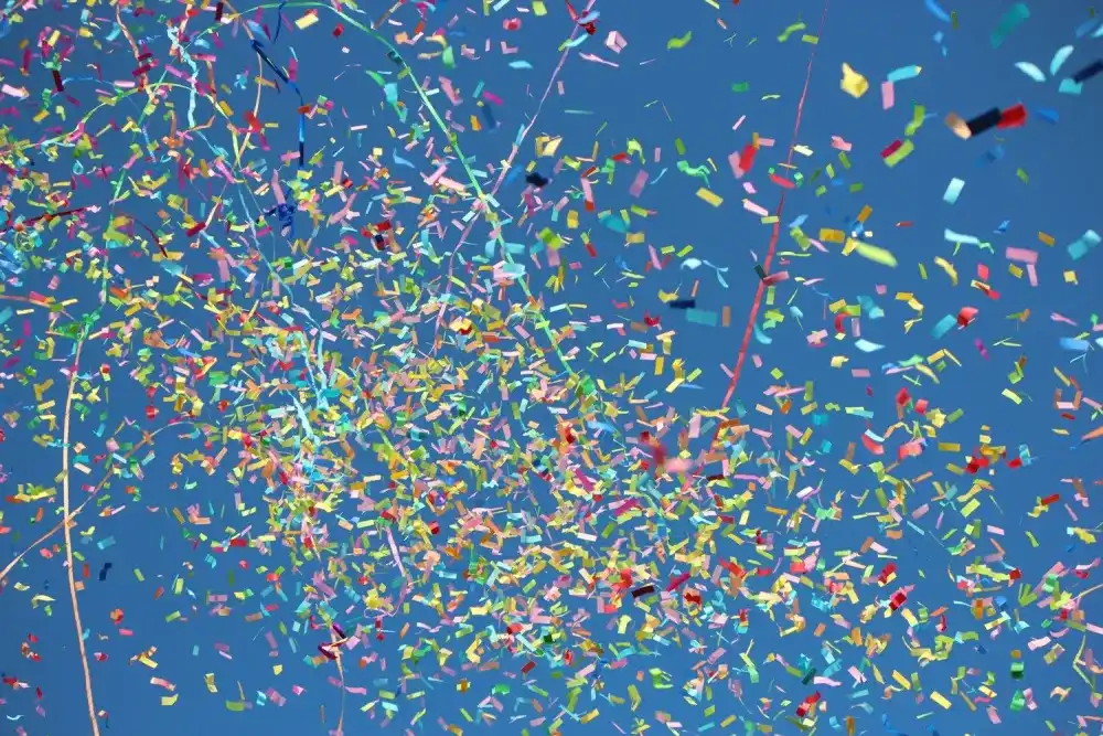New Year’s Eve Confetti Test