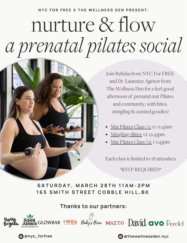 Nurture & Flow: A Prenatal Pilates Social