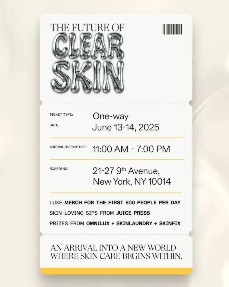 Nutrafol Future of Clear Skin Pop-Up