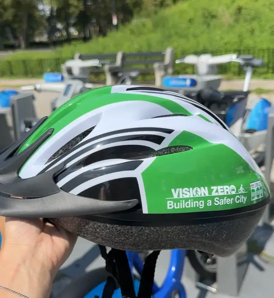 NYC DOT Free Helmet Giveaway