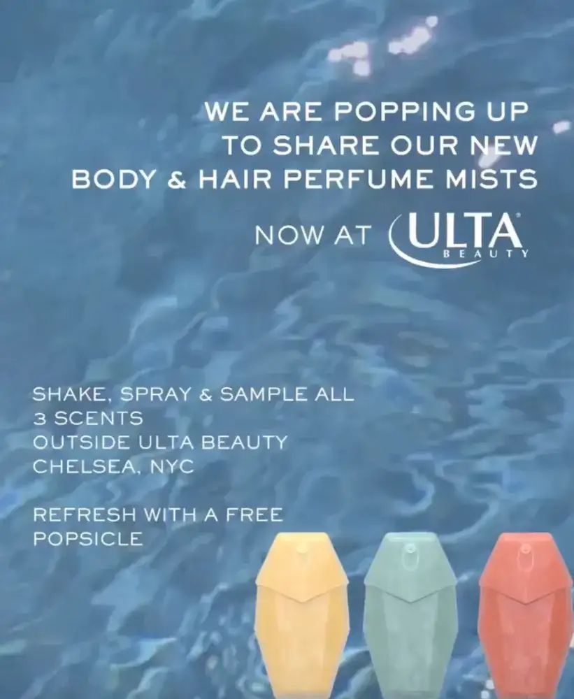 Orebella Body & Hair Perfume Mist Pop-Up