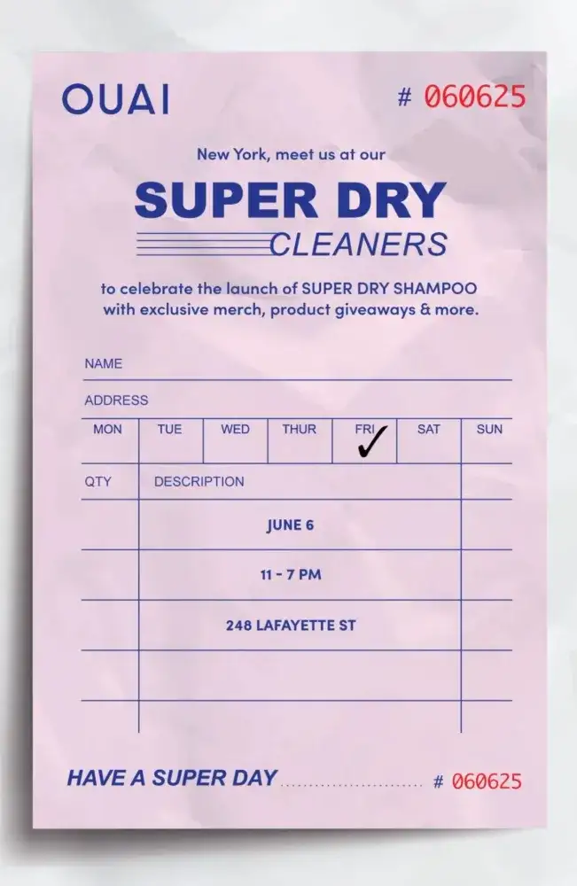 OUAI Super Dry Cleaners