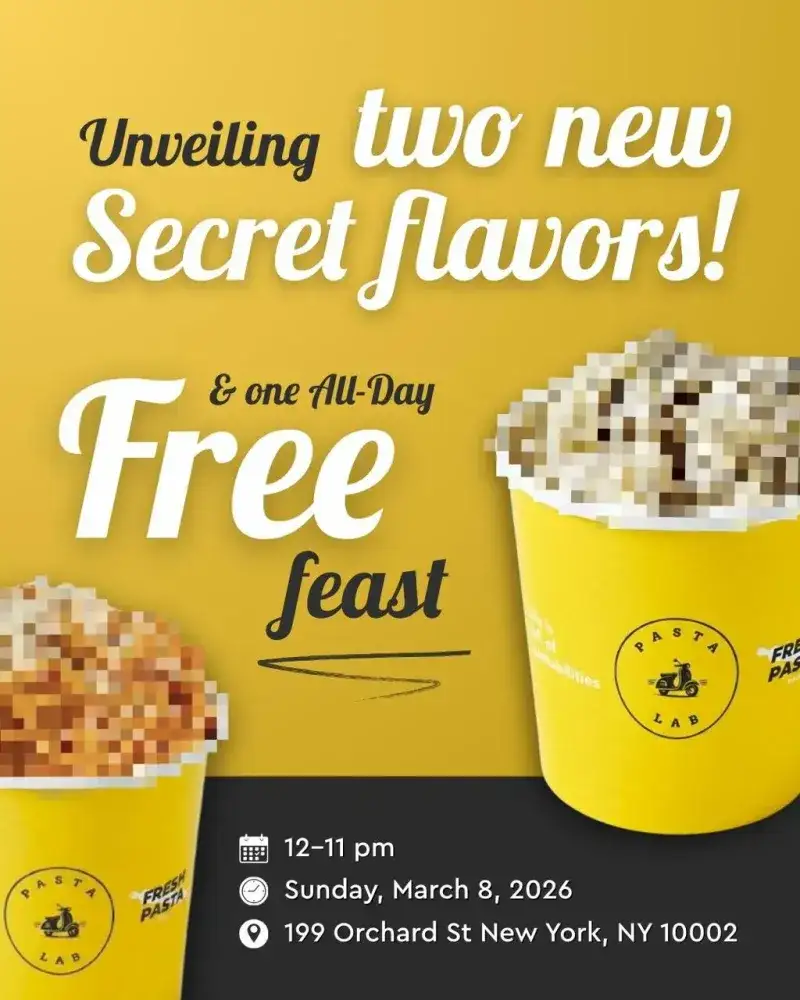 Pasta Lab Tasting Event