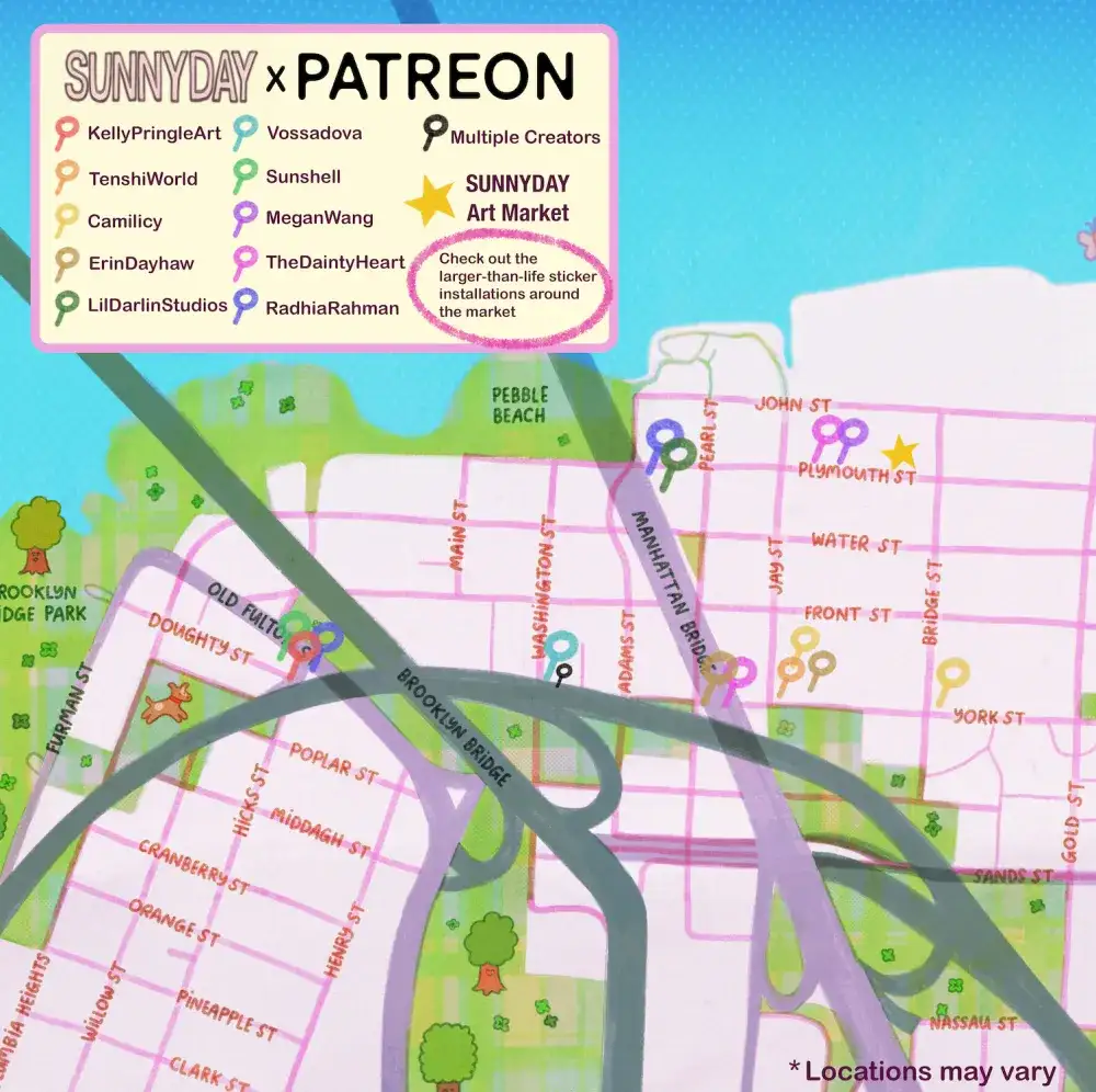 Patreon Giant Sticker Scavenger Hunt