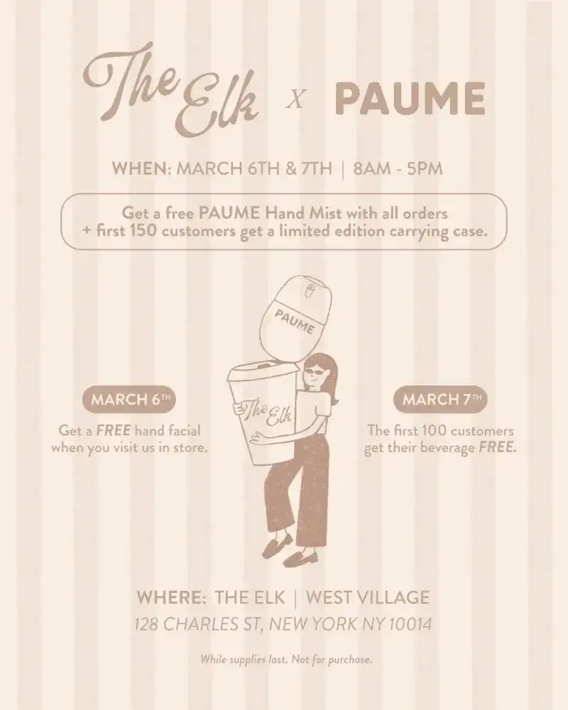 Paume x The Elk Pop-Up