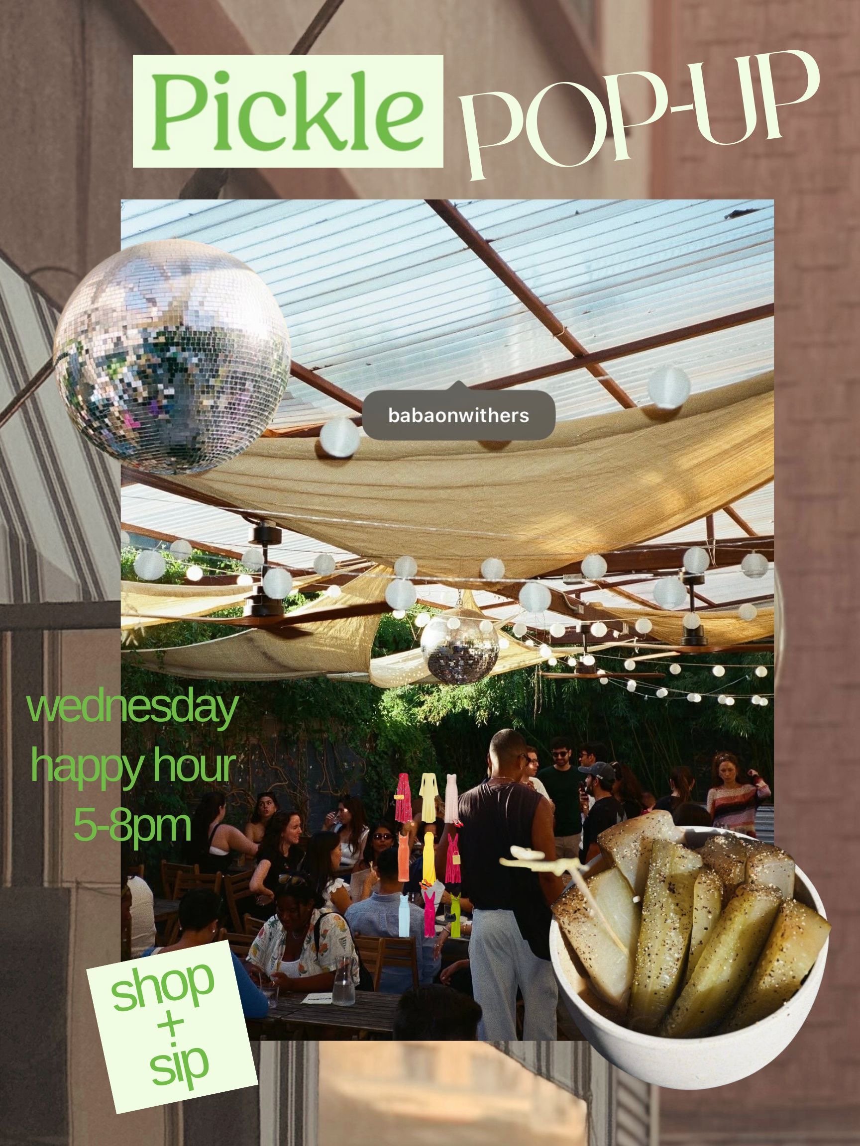 Pickle Pop-Up at BABA on Withers