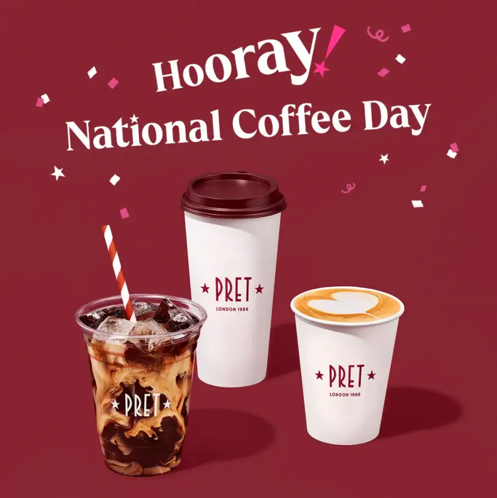 Pret A Manger - National Coffee Day