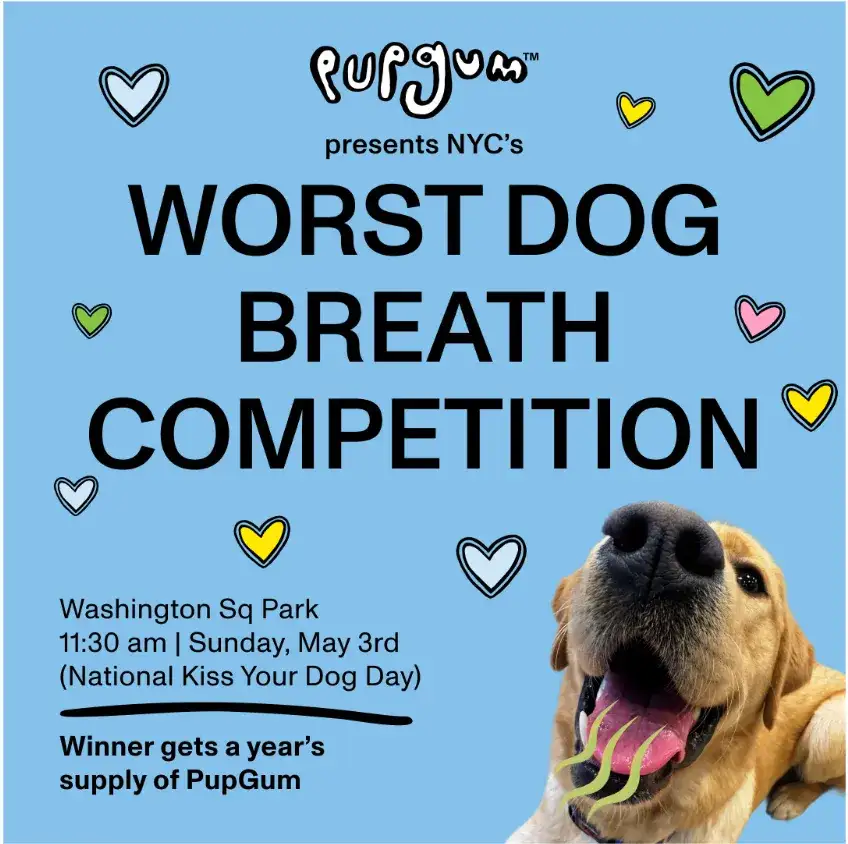 Pupgum Worst Dog Breath Contest