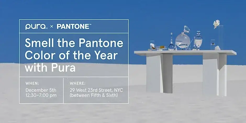 Pura x Pantone: The Color of the Year Scent Experience
