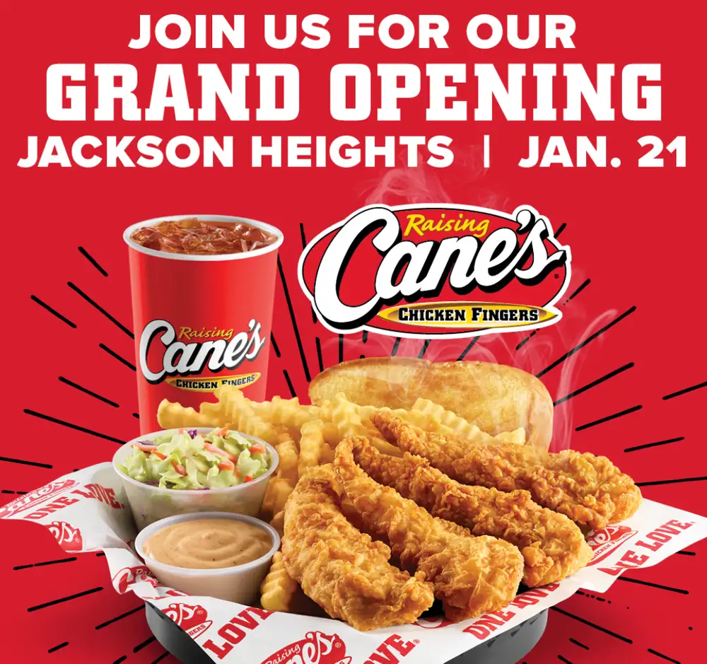 Raising Cane's Jackson Heights Grand Opening