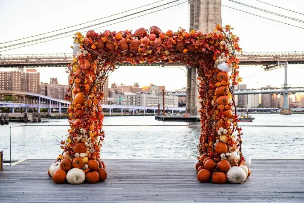 Seaport Pumpkin Arch