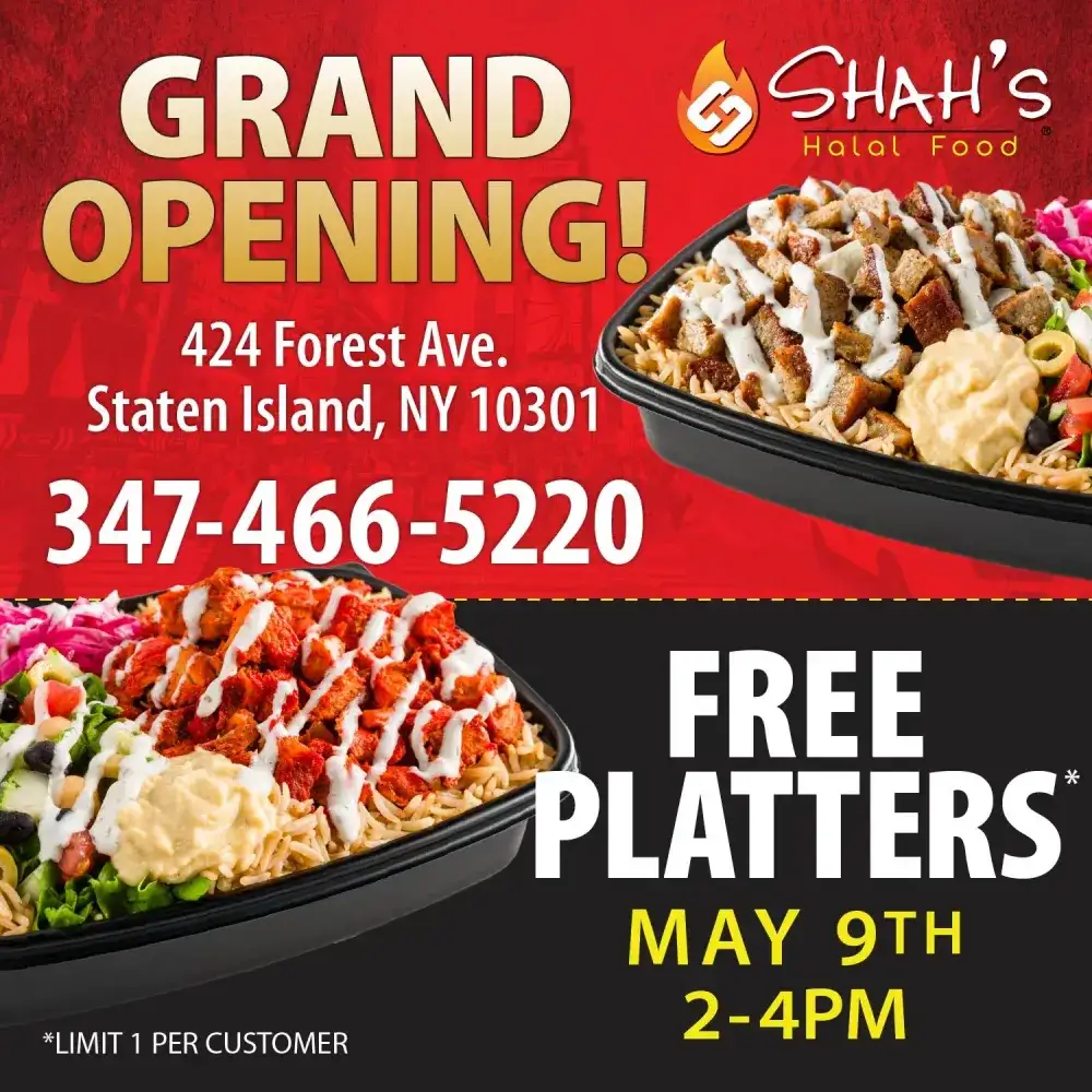 Shah's Halal Food Staten Island Grand Opening