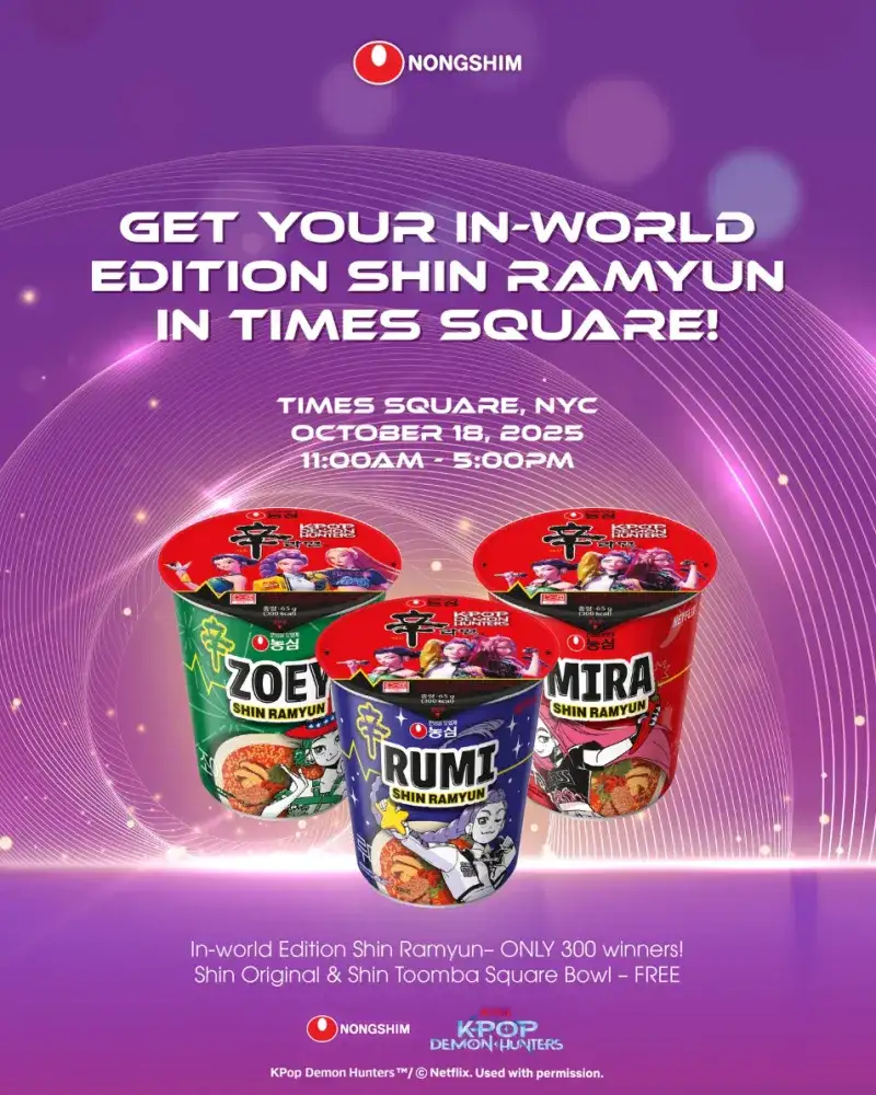 Shin Ramyun × K-Pop Demon Hunters Collab
