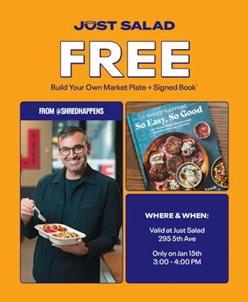 So Easy, So Good Book Signing at Just Salad