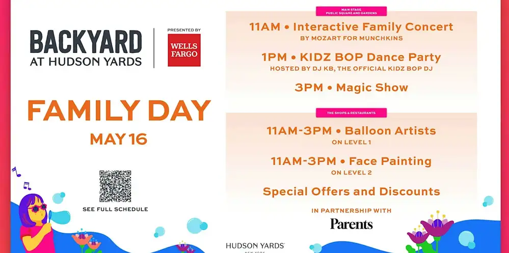 Spring Family Day at Backyard at Hudson Yards