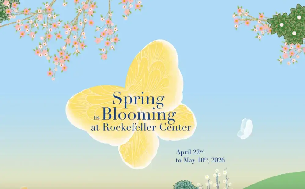 Spring is Blooming at Rockefeller Center with Van Cleef