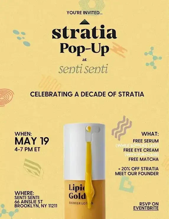 Stratia x Senti Senti Pop-Up